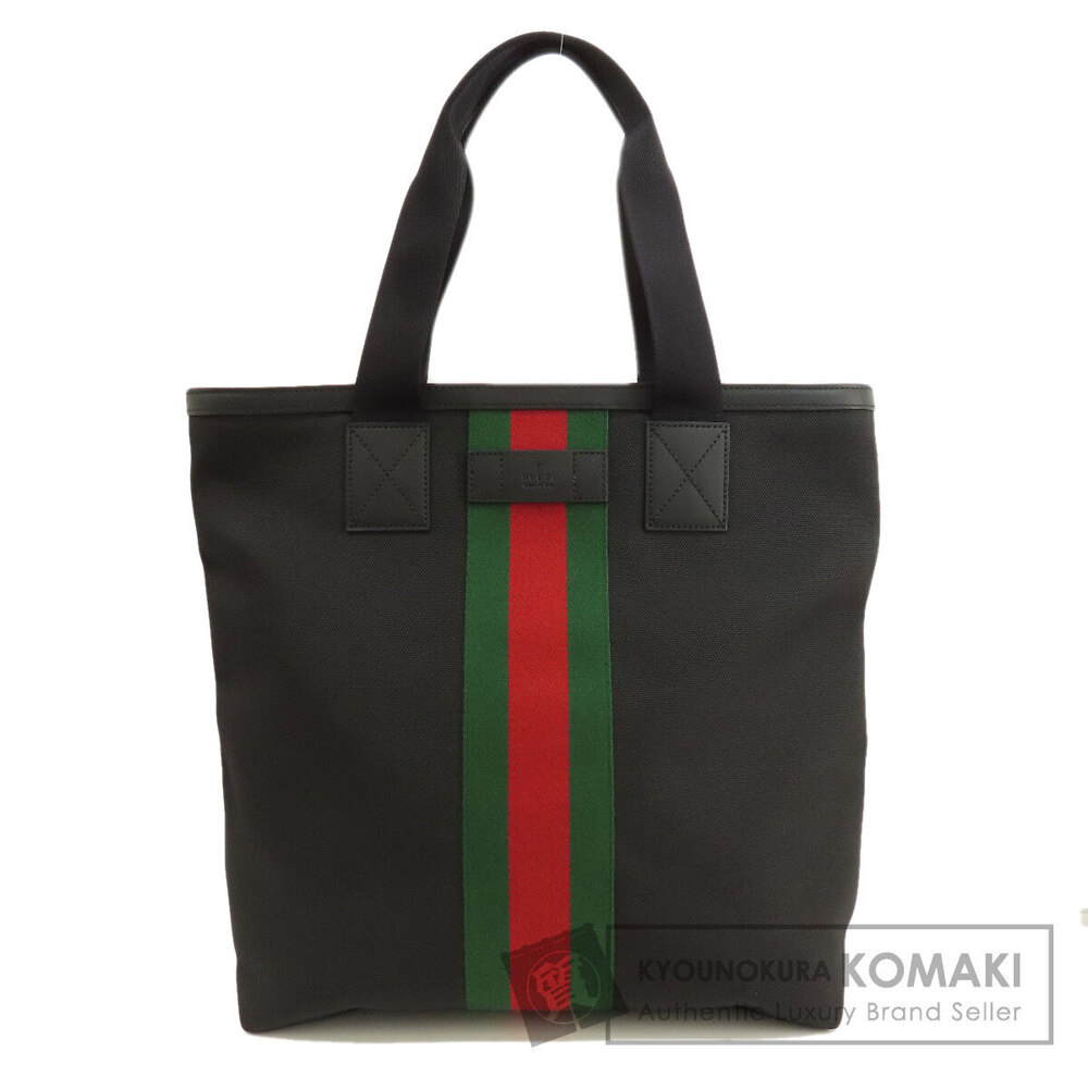 Gucci Sherry Line Shoulder Bag black techno leather